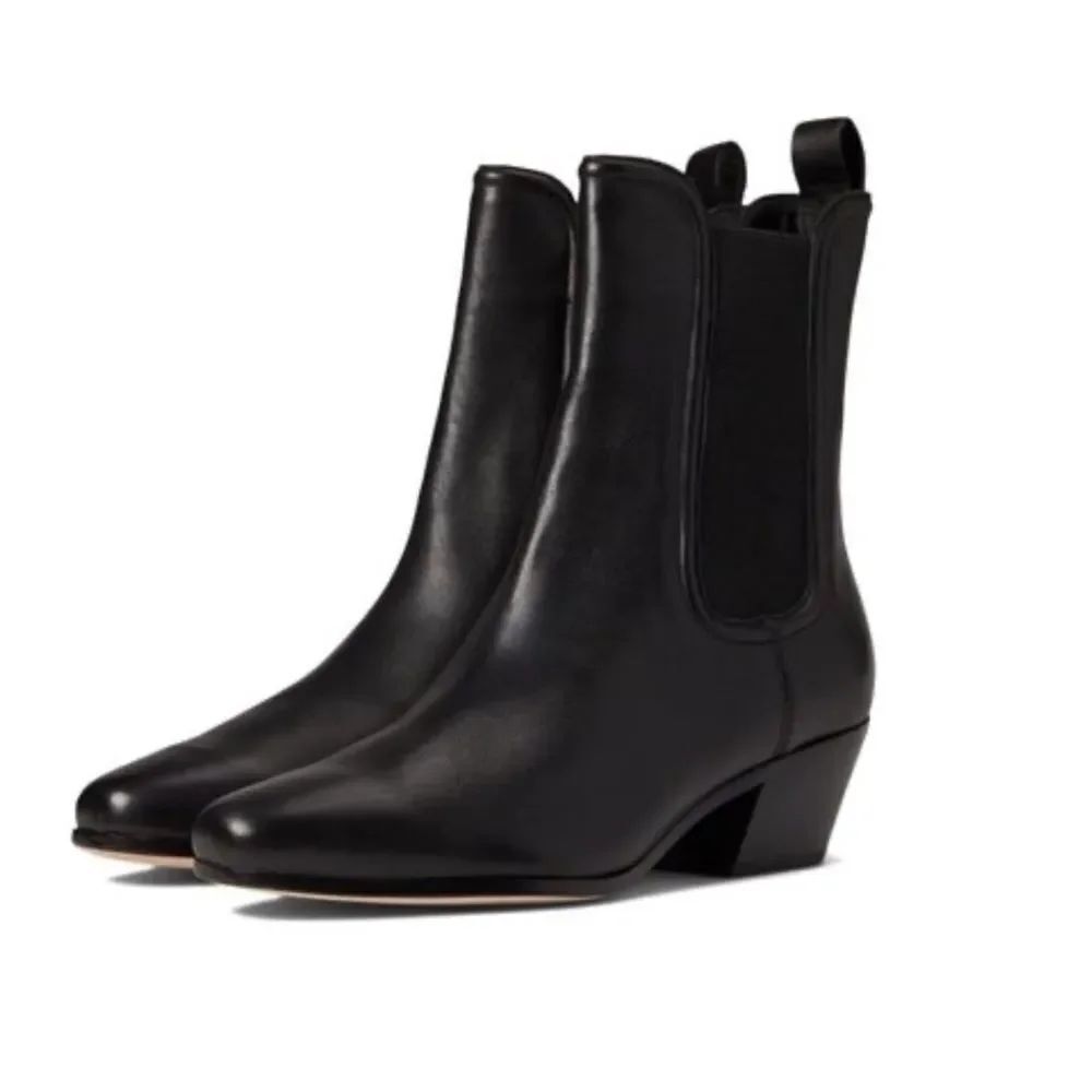 Veronica Beard Lada Leather Booties size 11M
